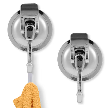 Heavy Duty Suction Cup Hooks - Super Suction Shower  Kitchen Hooks 2 Pcs - ZOOMNSTORE