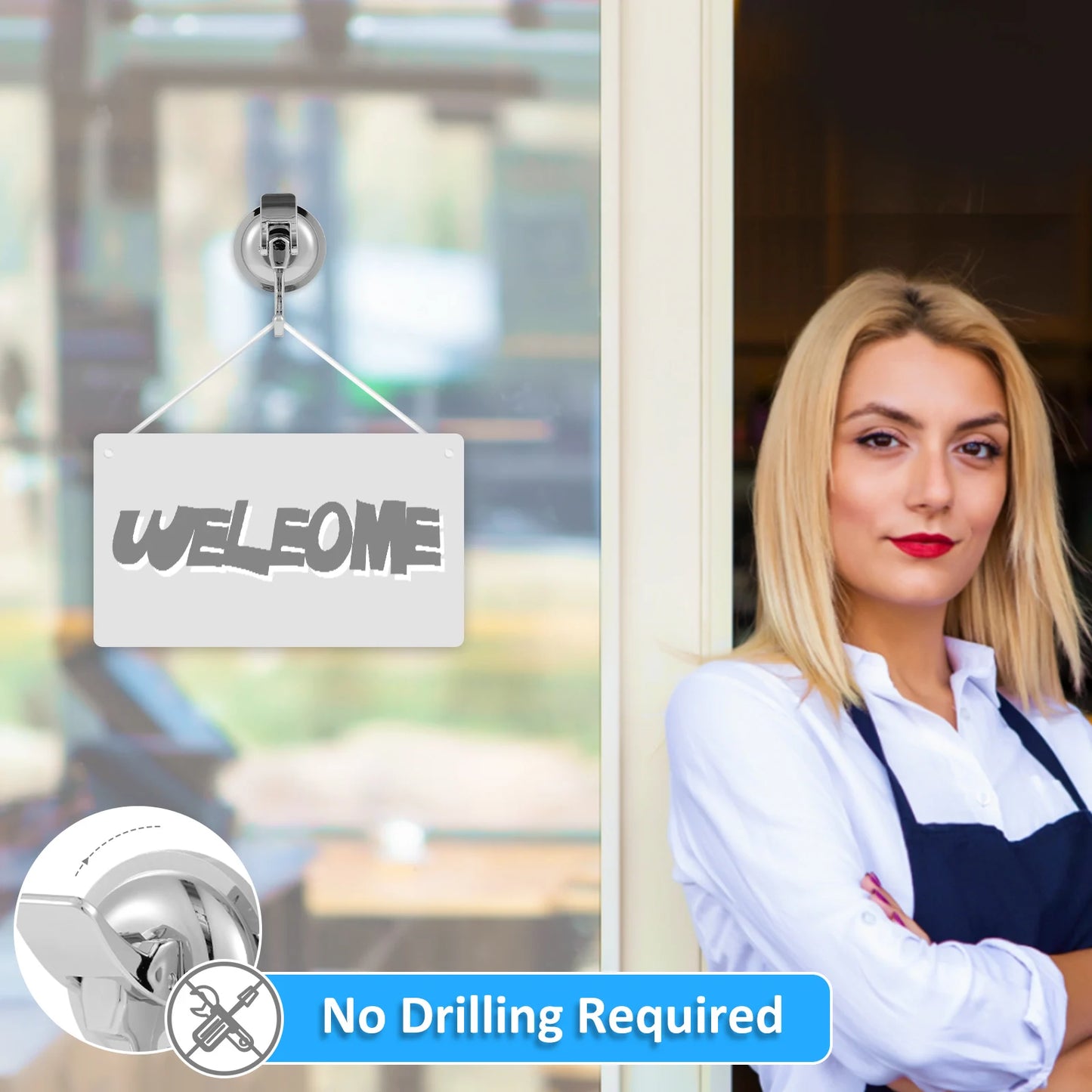 Heavy Duty Suction Cup Hooks - Super Suction Shower  Kitchen Hooks 2 Pcs - ZOOMNSTORE