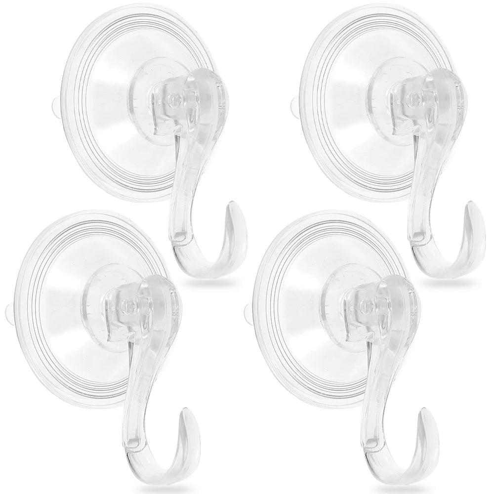 Heavy Duty Suction Cup Hooks - Super Suction Shower  Kitchen Hooks 2 Pcs - ZOOMNSTORE