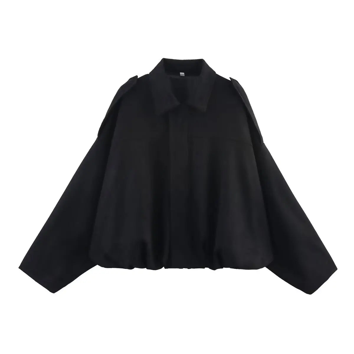 Suede Bomber Jacket - Womens Loose Fashion Spring Outerwear - ZOOMNSTORE
