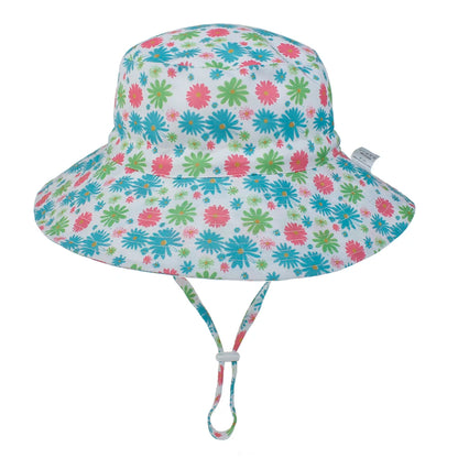 Summer Baby Sun Cap Baby Sun Hat For Girls and Boys Outdoor Neck Ear Cover Anti UV Kids Beach Caps Bucket Cap 0-8 Years - ZOOMNSTORE