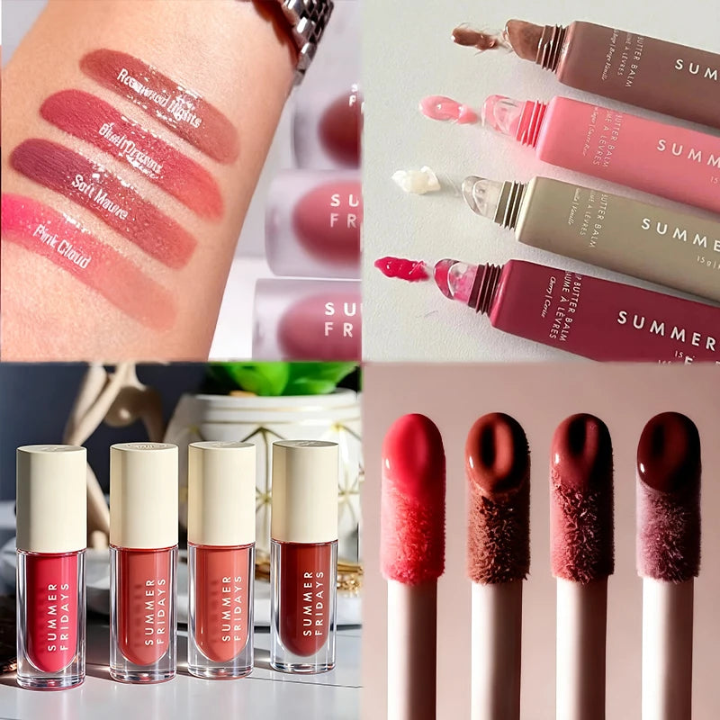 Summer Fridays Lip Balm | Hydrating Lip Treatment & Pink Sugar Lipstick - ZOOMNSTORE