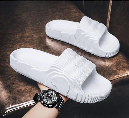 Couple Summer Indoor Slippers - Soft Skid-Proof Bathroom Flip Flops - ZOOMNSTORE