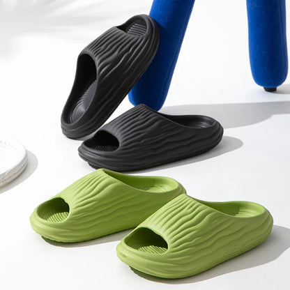 Summer Non-Slip Sandals for Couples - Thick Sole Slippers for Bathroom Wear - ZOOMNSTORE