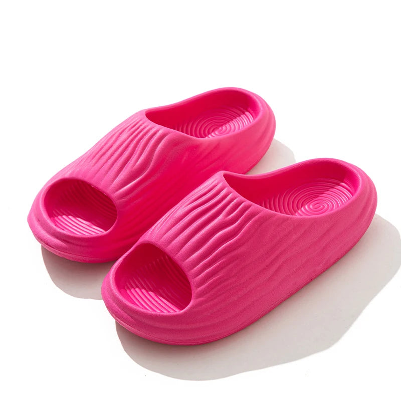 Summer Non-Slip Sandals for Couples - Thick Sole Slippers for Bathroom Wear - ZOOMNSTORE
