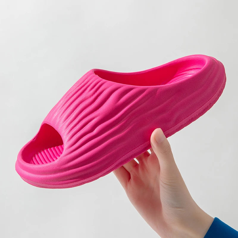 Summer Non-Slip Sandals for Couples - Thick Sole Slippers for Bathroom Wear - ZOOMNSTORE