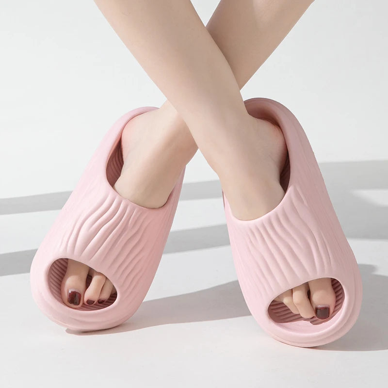 Summer Non-Slip Sandals for Couples - Thick Sole Slippers for Bathroom Wear - ZOOMNSTORE