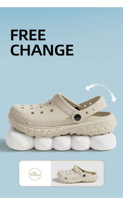 Closed Toe Summer Sandals - Non-Slip Outdoor Shoes for Women and Men - ZOOMNSTORE