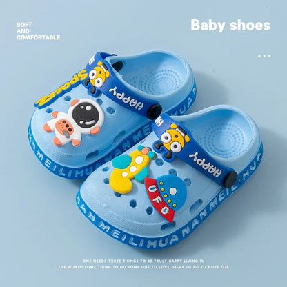 Summer Slippers Children Garden Shoes Cute EVA Cartoon Beach Sandals Babies High Quality Soft Kids Outdoor Slippers Flip Shoes - ZOOMNSTORE