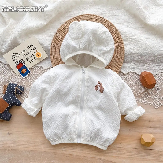 Sun Protection Coat for Infants - Breathable Autumn Outerwear for Kids - ZOOMNSTORE