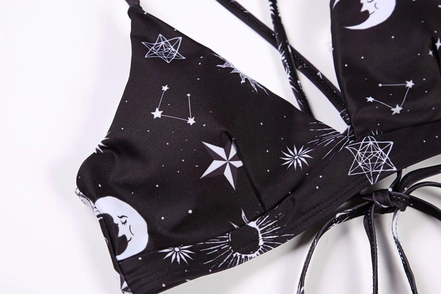 Sunflower Bikini Set - Push Up Padded Swimwear | Low Waist Bandage Bathing Suit - ZOOMNSTORE