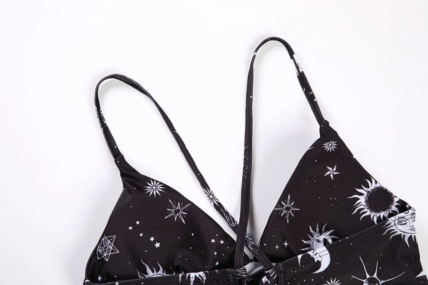 Sunflower Bikini Set - Push Up Padded Swimwear | Low Waist Bandage Bathing Suit - ZOOMNSTORE