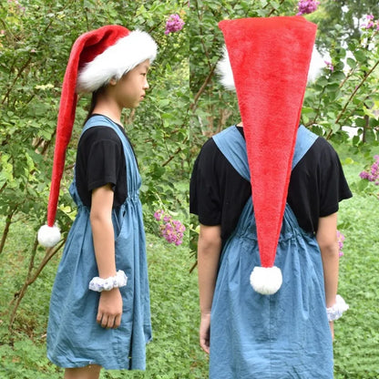 Extended Christmas Santa Hat - Super Long Holiday Cap for Kids and Adults - ZOOMNSTORE