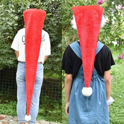 Extended Christmas Santa Hat - Super Long Holiday Cap for Kids and Adults - ZOOMNSTORE