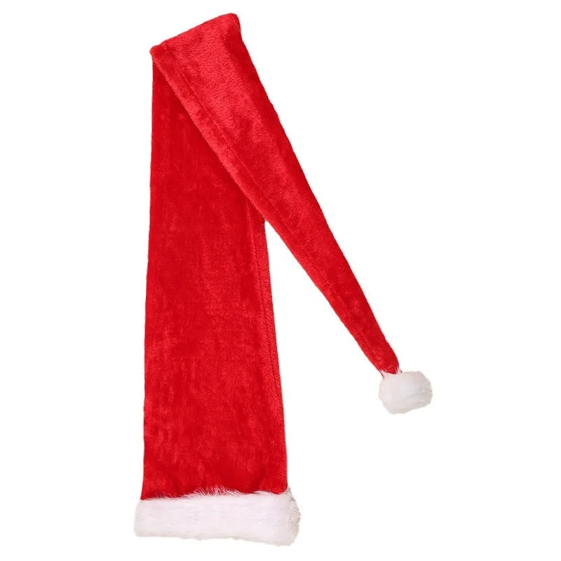 Extended Christmas Santa Hat - Super Long Holiday Cap for Kids and Adults - ZOOMNSTORE