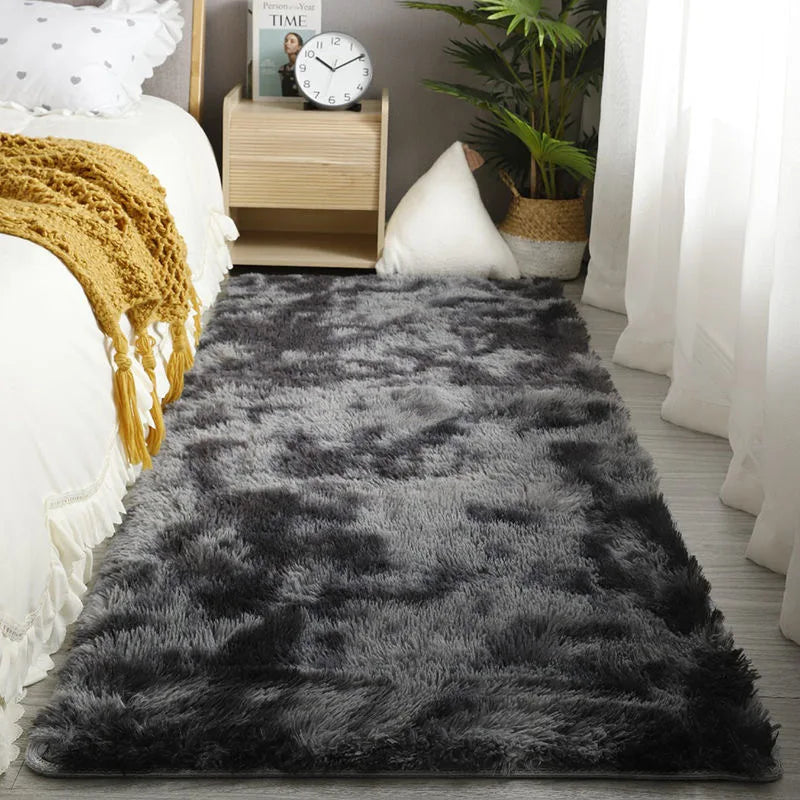 Super Soft Plush Area Rug - Fuzzy Bedroom Carpet  Living Room Mat - ZOOMNSTORE