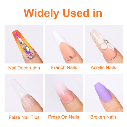 Super Strong Nail Glue – Acrylic & False Nail Adhesive | Quick Drying, Lasting Bond - ZOOMNSTORE