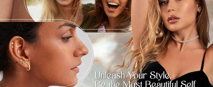 Surgical Stainless Steel Earrings – Dainty Flat Back Studs for Sensitive Ears - ZOOMNSTORE