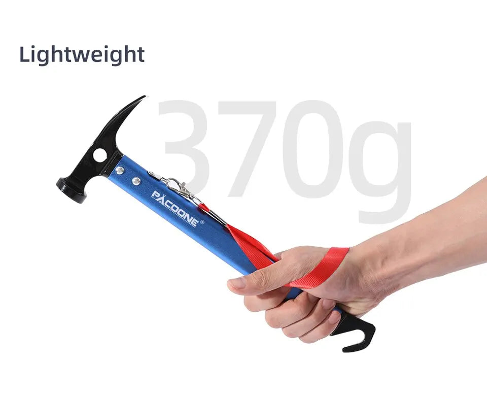 Multifunctional Outdoor Survival Hammer - Pocket Tool with Aluminum Alloy Hook - ZOOMNSTORE