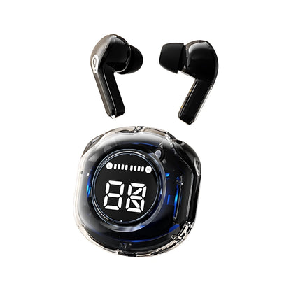 T8 PRO Bluetooth Earbuds - Transparent Wireless In-Ear Headphones with LED Display for iPhone Xiaomi Huawei - ZOOMNSTORE