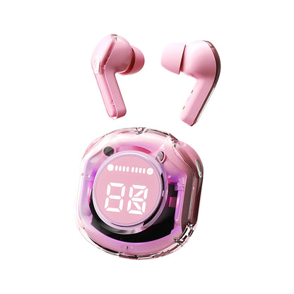 T8 PRO Bluetooth Earbuds - Transparent Wireless In-Ear Headphones with LED Display for iPhone Xiaomi Huawei - ZOOMNSTORE