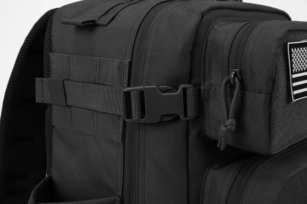 Tactical Backpack - 2545L Outdoor Rucksack with Dual Cup Holder for School Gym and Camping - ZOOMNSTORE