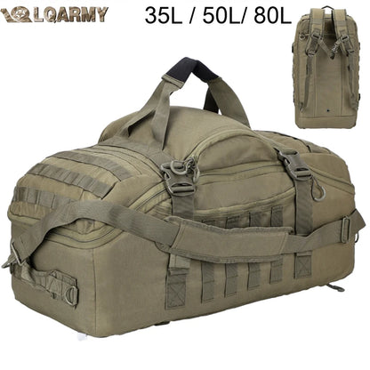 Molle Tactical Backpack - 30L50L80L Outdoor Mountaineering Bag for Hiking  Camping - ZOOMNSTORE