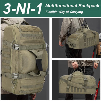 Molle Tactical Backpack - 30L50L80L Outdoor Mountaineering Bag for Hiking  Camping - ZOOMNSTORE