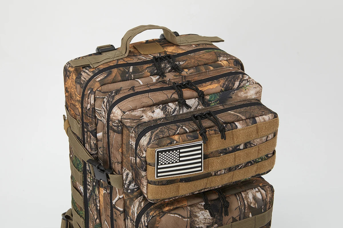 45L Tactical Backpack - Large Capacity Outdoor Hiking  Camping Bag for Men  Women - ZOOMNSTORE