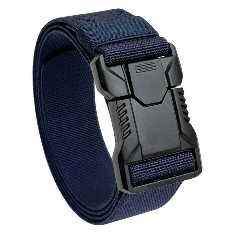 Mens Tactical Belt - Red Ears Multifunctional Canvas Waist Belt for Outdoor Training - ZOOMNSTORE