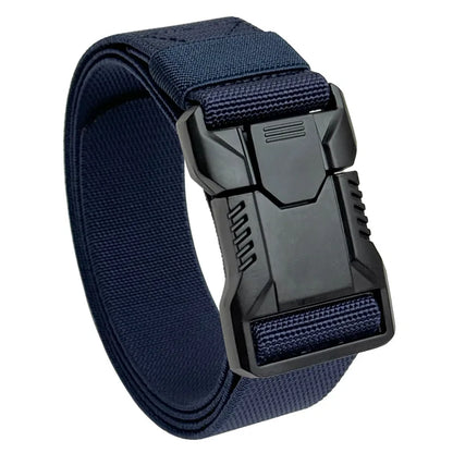 Mens Tactical Belt - Red Ears Multifunctional Canvas Waist Belt for Outdoor Training - ZOOMNSTORE