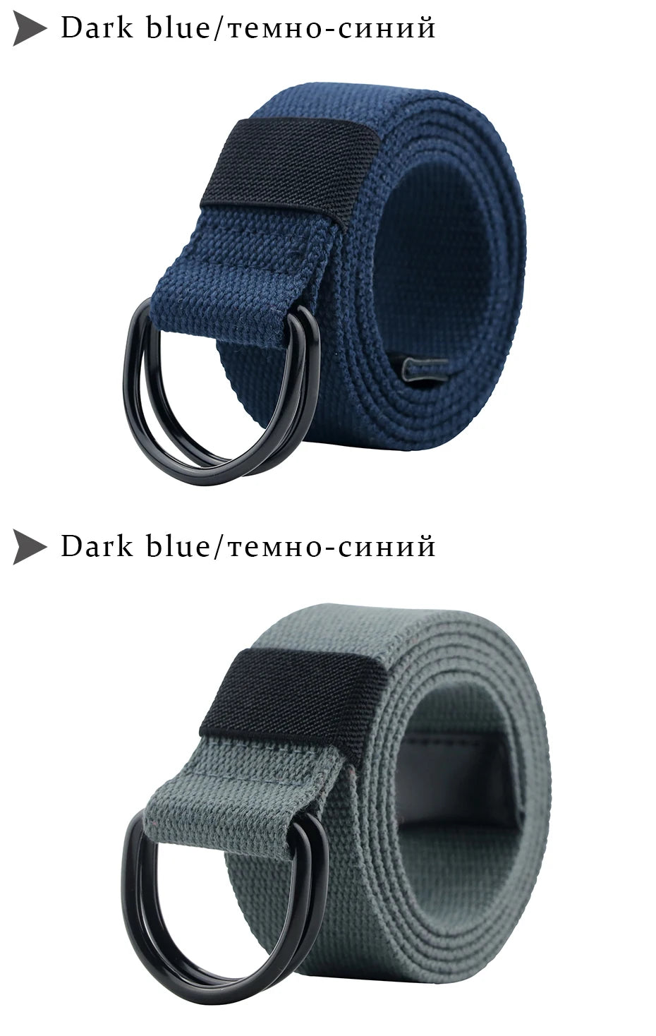 Tactical Canvas Belt - Durable Double D-Ring Buckle | Unisex Fabric Belt for Jeans - ZOOMNSTORE