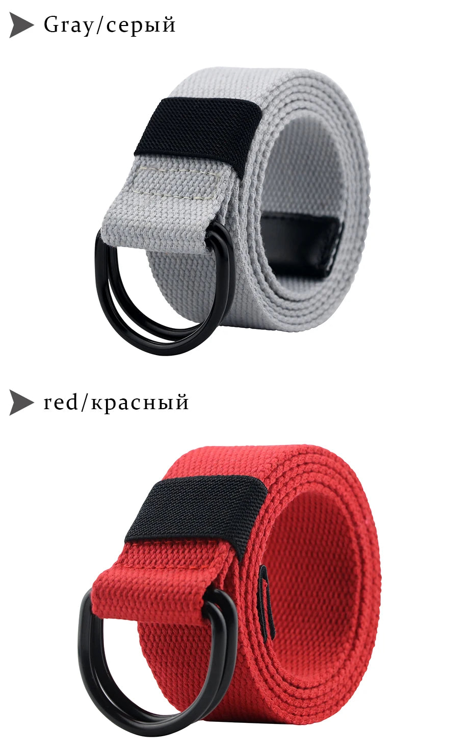 Tactical Canvas Belt - Durable Double D-Ring Buckle | Unisex Fabric Belt for Jeans - ZOOMNSTORE