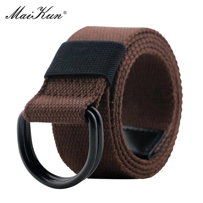 Tactical Canvas Belt - Durable Double D-Ring Buckle | Unisex Fabric Belt for Jeans - ZOOMNSTORE