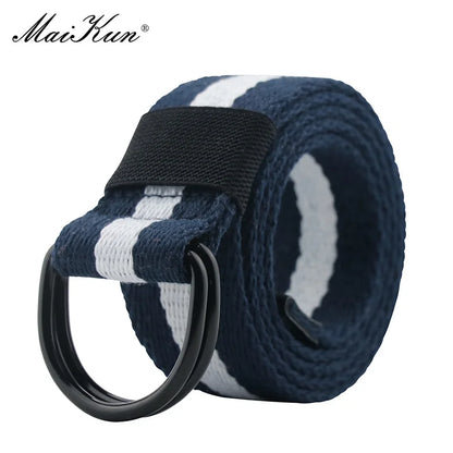 Tactical Canvas Belt - Durable Double D-Ring Buckle | Unisex Fabric Belt for Jeans - ZOOMNSTORE