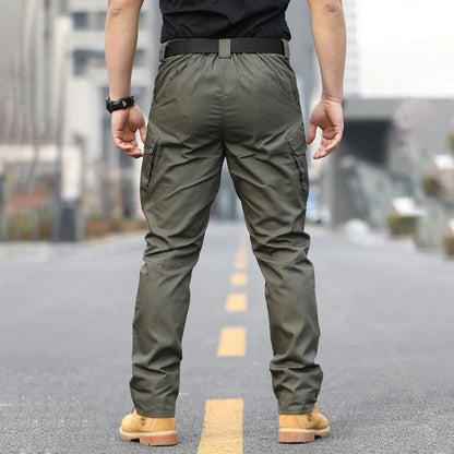 Tactical Cargo Pants – Men's Assault Outdoor Camouflage Four Seasons Multi-Pocket Wear-Resistant - ZOOMNSTORE