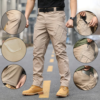 Tactical Cargo Pants – Men's Assault Outdoor Camouflage Four Seasons Multi-Pocket Wear-Resistant - ZOOMNSTORE