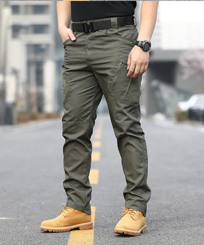 Tactical Cargo Pants – Men's Assault Outdoor Camouflage Four Seasons Multi-Pocket Wear-Resistant - ZOOMNSTORE