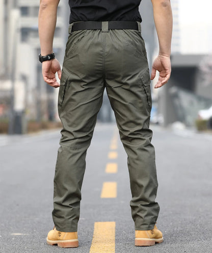 Tactical Cargo Pants – Men's Assault Outdoor Camouflage Four Seasons Multi-Pocket Wear-Resistant - ZOOMNSTORE