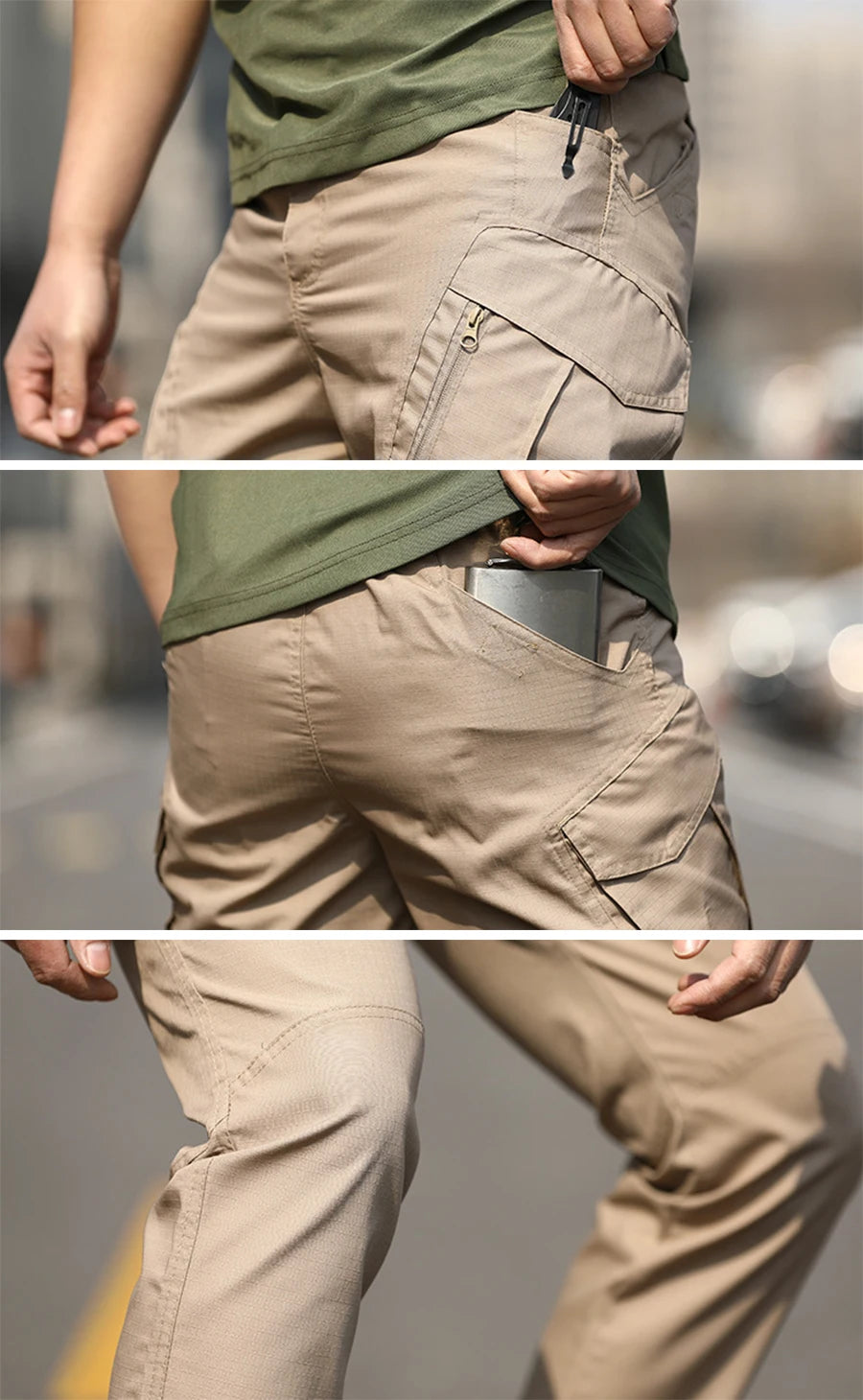 Tactical Cargo Pants – Men's Assault Outdoor Camouflage Four Seasons Multi-Pocket Wear-Resistant - ZOOMNSTORE
