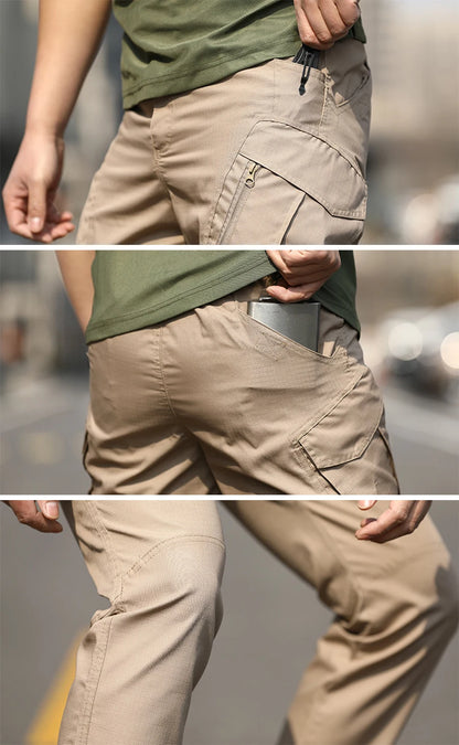 Tactical Cargo Pants – Men's Assault Outdoor Camouflage Four Seasons Multi-Pocket Wear-Resistant - ZOOMNSTORE