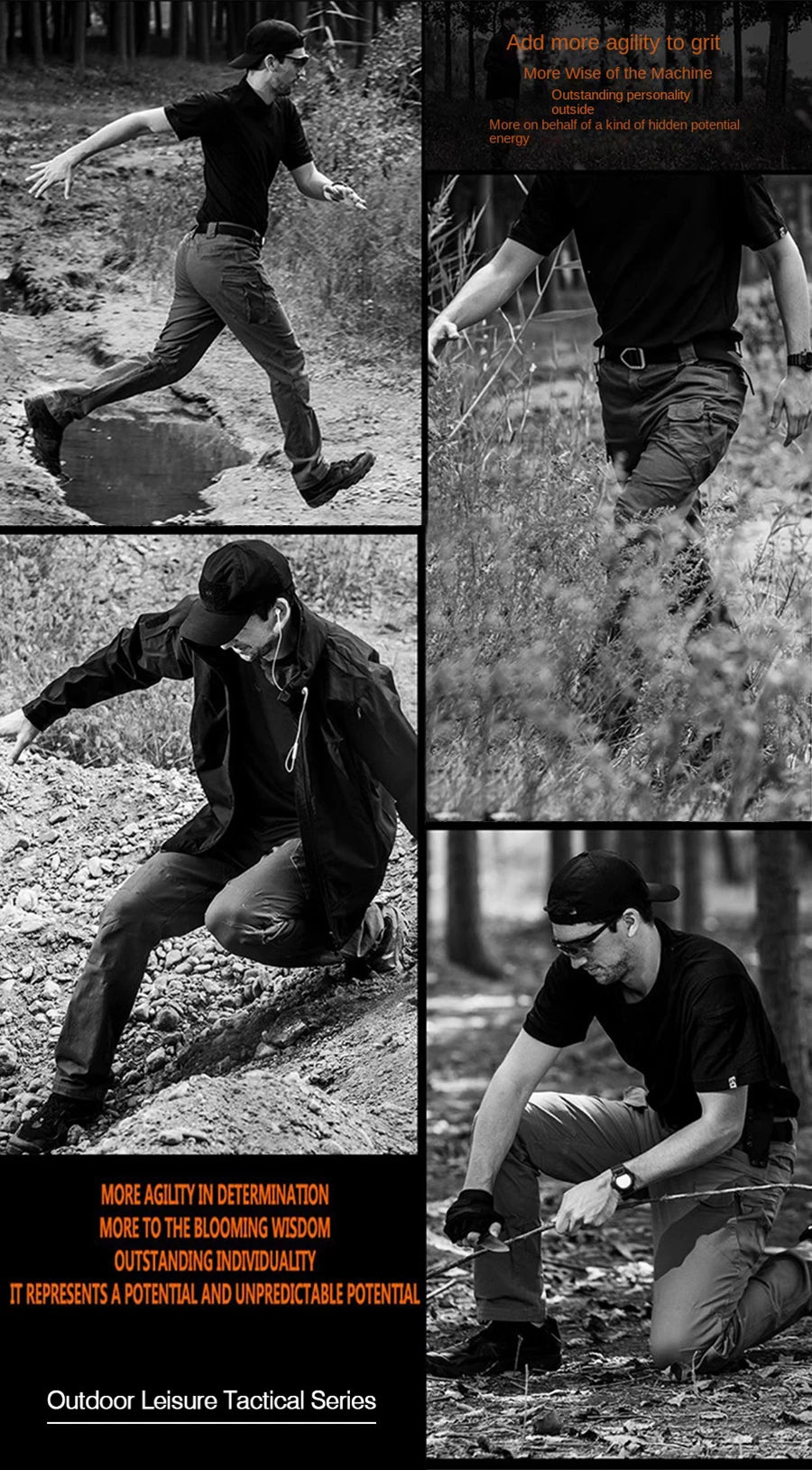 Tactical Cargo Pants – Men's Assault Outdoor Camouflage Four Seasons Multi-Pocket Wear-Resistant - ZOOMNSTORE