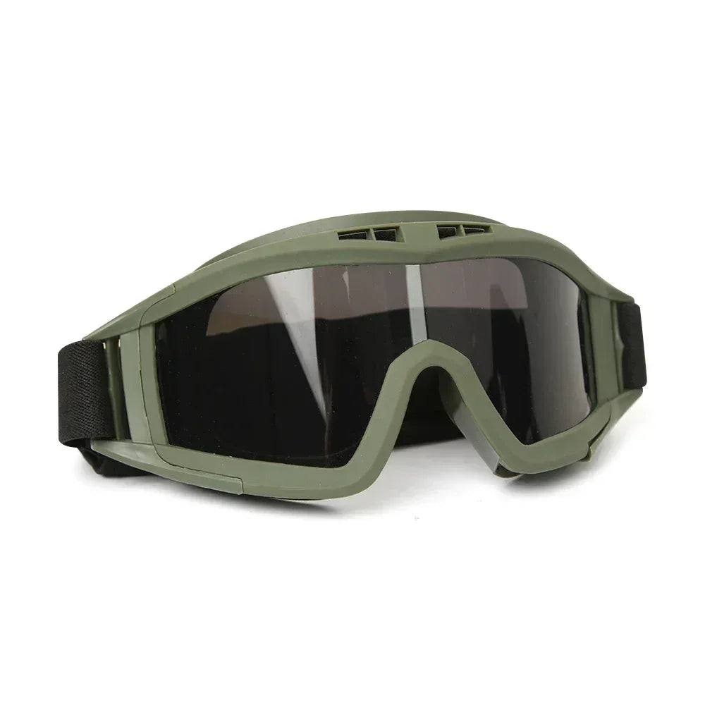 Tactical Goggles - Heavy Duty Windproof Sand Control Eyewear with Replaceable Lenses - ZOOMNSTORE