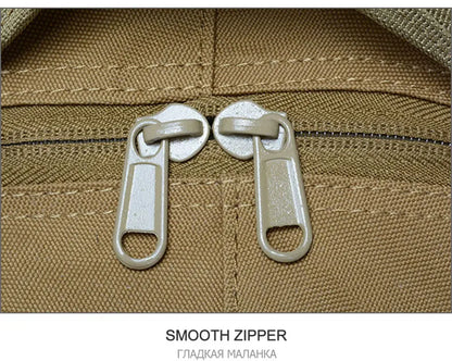 Tactical Camping Backpack - Molle Hiking Rucksack with Reflective Straps and Laptop Compartment - ZOOMNSTORE