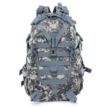 Tactical Camping Backpack - Molle Hiking Rucksack with Reflective Straps and Laptop Compartment - ZOOMNSTORE