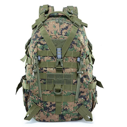 Tactical Camping Backpack - Molle Hiking Rucksack with Reflective Straps and Laptop Compartment - ZOOMNSTORE