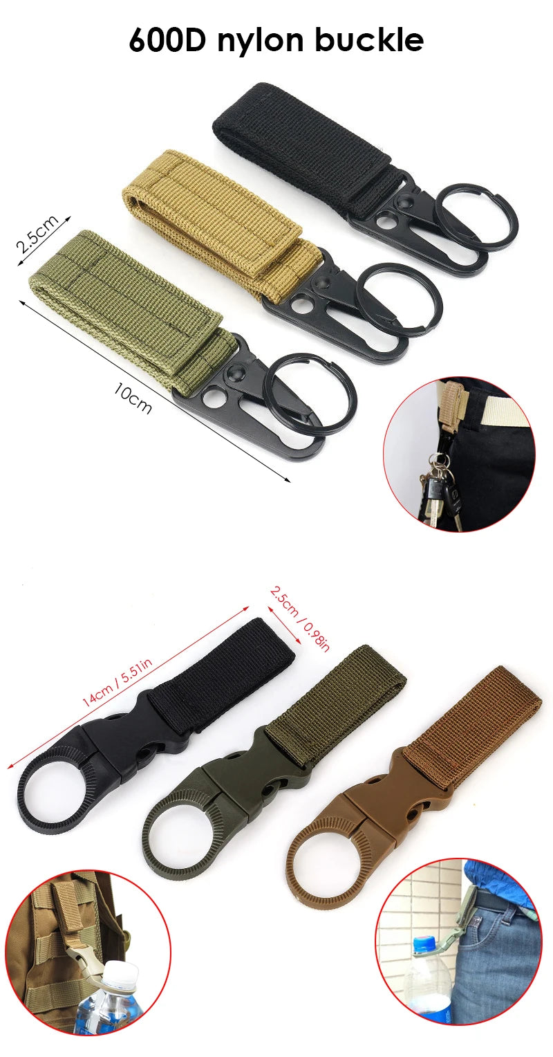 Tactical Outdoor Belt - Adjustable Elastic Waistband With Aluminum Alloy Buckle For Men - ZOOMNSTORE