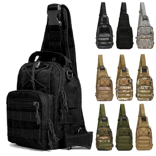 Tactical Sling Backpack - Waterproof EDC Outdoor CCW Daypack for Hiking and Camping - ZOOMNSTORE