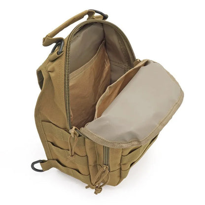 Tactical Sling Backpack - Waterproof EDC Outdoor CCW Daypack for Hiking and Camping - ZOOMNSTORE