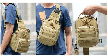 Tactical Sling Backpack - Waterproof EDC Outdoor CCW Daypack for Hiking and Camping - ZOOMNSTORE